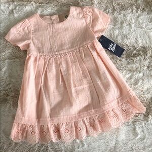 NWT Baby B’Gosh Light Pink Eyelet Dress